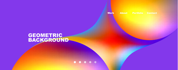 Trendy simple circle gradient abstract background. Vector Illustration For Wallpaper, Banner, Background, Card, Book Illustration, landing page