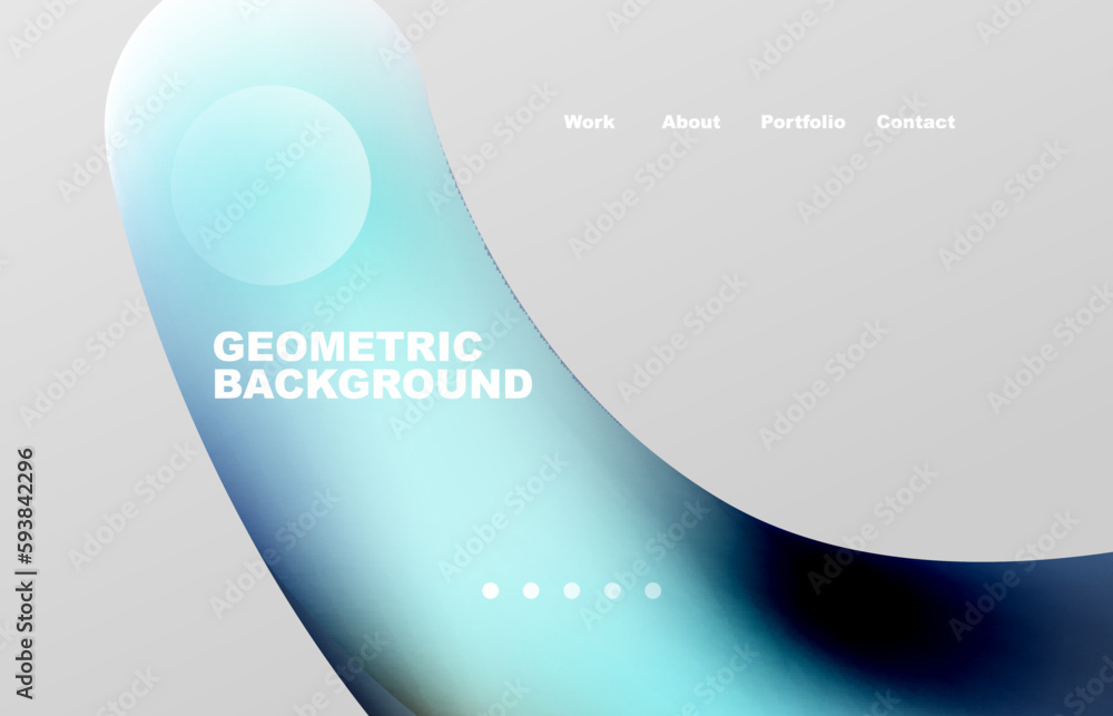 Fototapete abstract liquid background for your landing page design. web page for website or mobile app wallpape