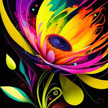 abstract floral background