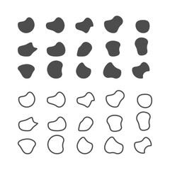  Imperfect Doodle Circle vector Shapes