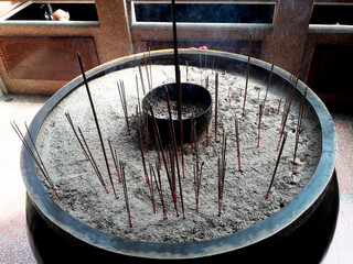 Incense burner of Chinese temple.