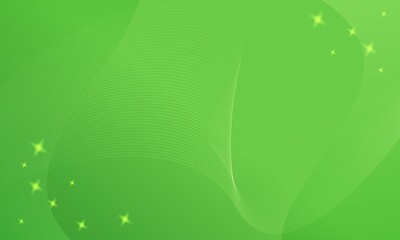 green waves abstract background