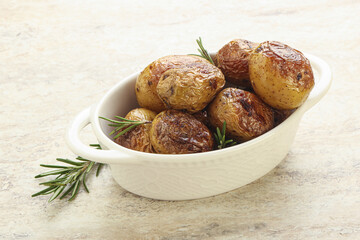 Roasted baby potato with rosemary