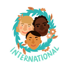 International Faces Emblem