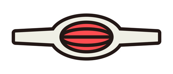 Muscle icon. Muscle fiber. Vector.