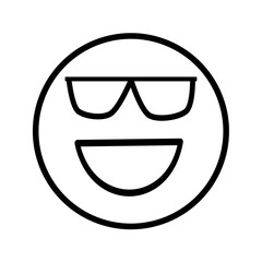 Face emoji vector illustration 