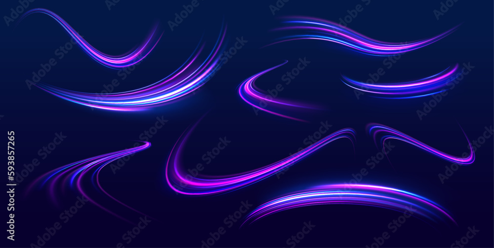 Poster technology futuristic dynamic motion. movement pattern for banner or poster design background concep