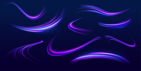 Technology futuristic dynamic motion. Movement pattern for banner or poster design background concept.