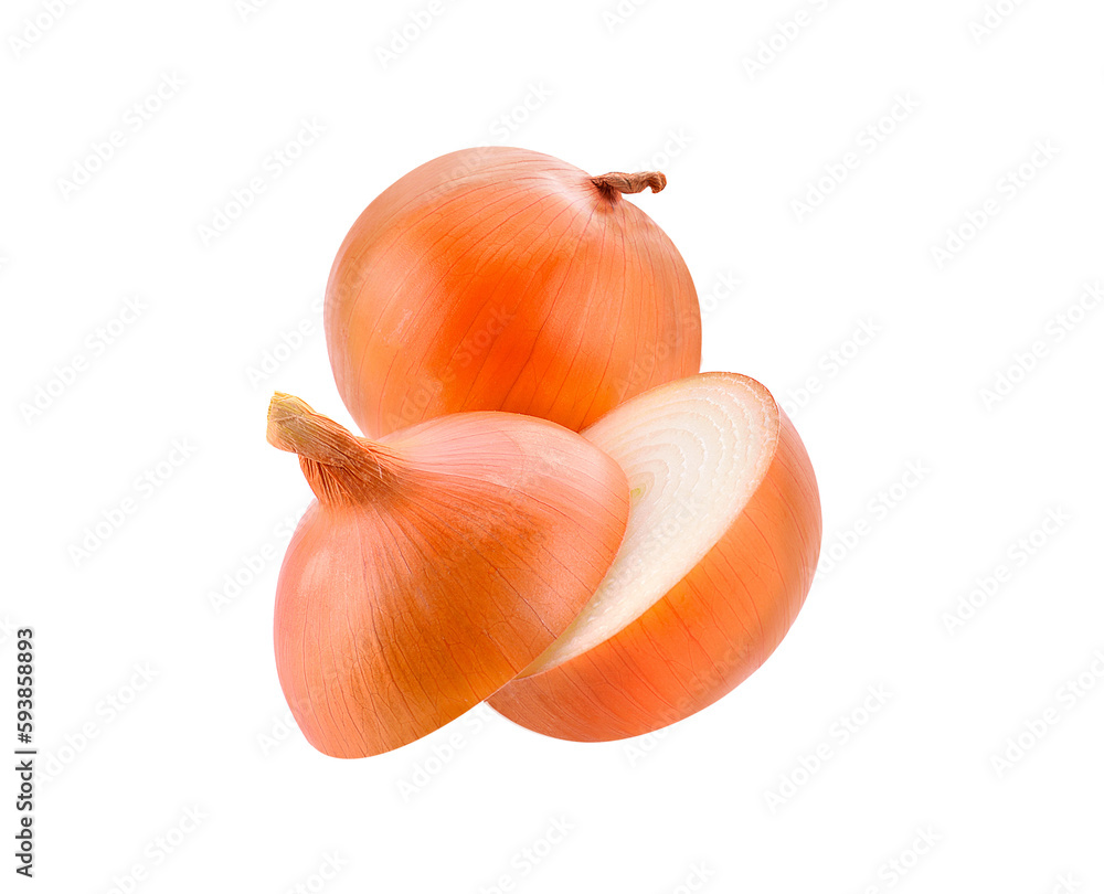 Wall mural onion isolated on transparent png