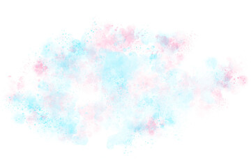 Fototapeta na wymiar cloud smoke powder gradient with transparent background