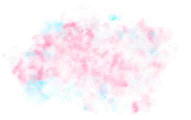 cloud smoke powder gradient with transparent background
