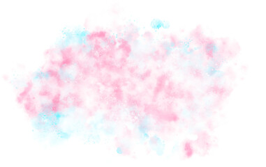 Fototapeta premium cloud smoke powder gradient with transparent background