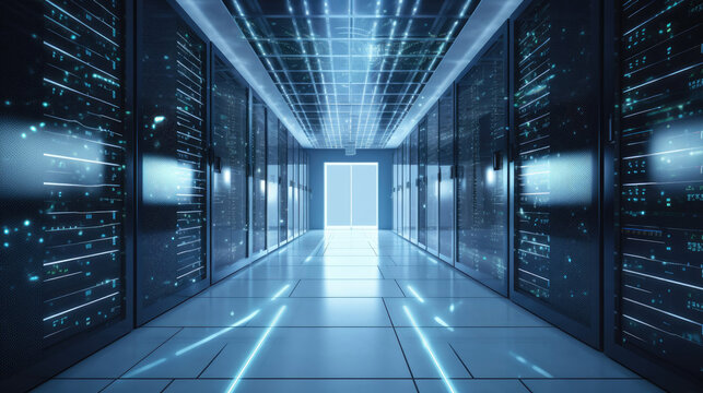 Modern server data center information technologies with Generative AI Technology