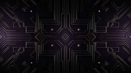 Retro pattern with black trending cyberpunk background