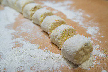 Raw cottage cheese pancakes with raisins