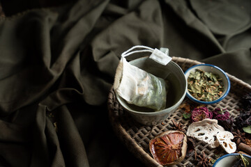 Herbal medicine, phytotherapy medicinal herbs For preparation of infusions, decoctions, tea, dried herbs Ready to brew