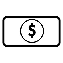 The Money icon is a symbol of currency, wealth, and financial value, commonly used in finance or investment-related apps and websites