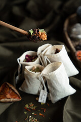 Herbal medicine, phytotherapy medicinal herbs For preparation of infusions, decoctions, tea, dried herbs Ready to brew