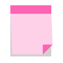 Pink Sticky Note