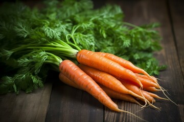 Eco carrot parsley. Generate Ai