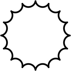 Speech balloons icon, line style vector illustration