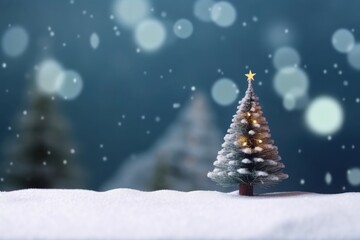 Christmas tree decoration. Generate Ai