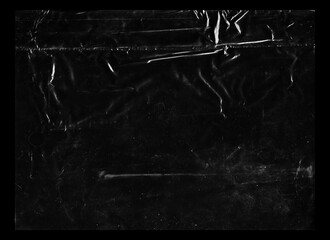 Plastic wrap texture for overlay wrinkled stretched plastic effect graphic design and visual composition