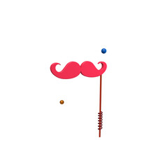 3d celebration icon illustration