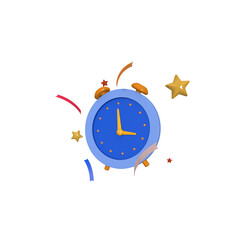 3d celebration icon illustration