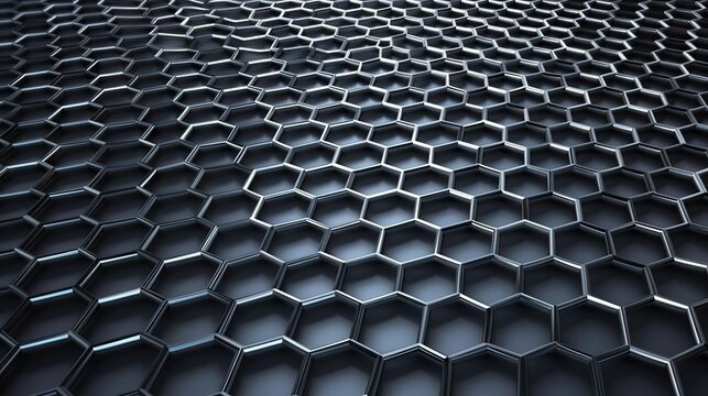 A Single-Atom Layer of Graphene material with hexagonal grid