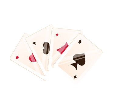 Concept Casino lottery cards. This illustration depicts a set of casino lottery cards, designed in a flat and vector style. Vector illustration.