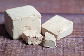 Backhefe  in einer Nahaufnahme