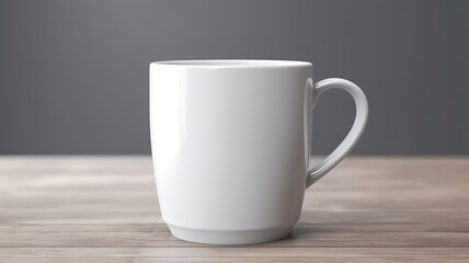 Fototapeta premium AI Generated. AI Generative. Black black template mug cup mock up. Can be used for graphic design or marketing. Graphic Photo Art