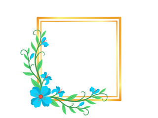 Frame Flower Background