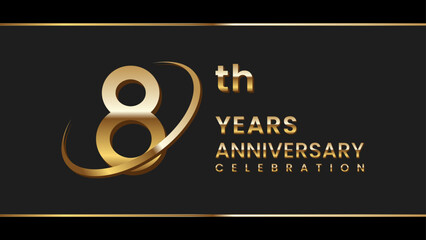 8th anniversary logo