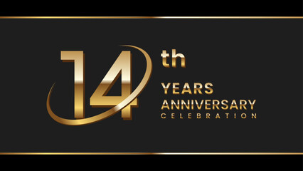 14th anniversary logo