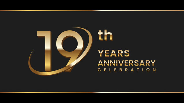 19th anniversary logo