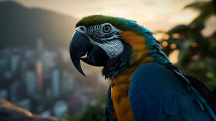 Fototapeta premium Symphony of Wings: A Kaleidoscope of Avian Beauty