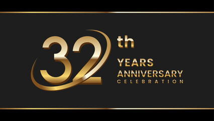 32th anniversary logo