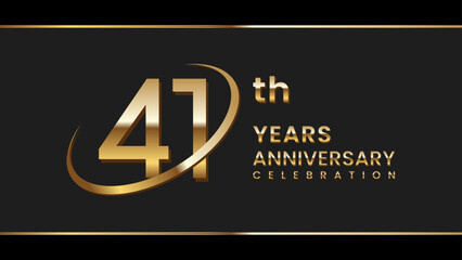 41th anniversary logo