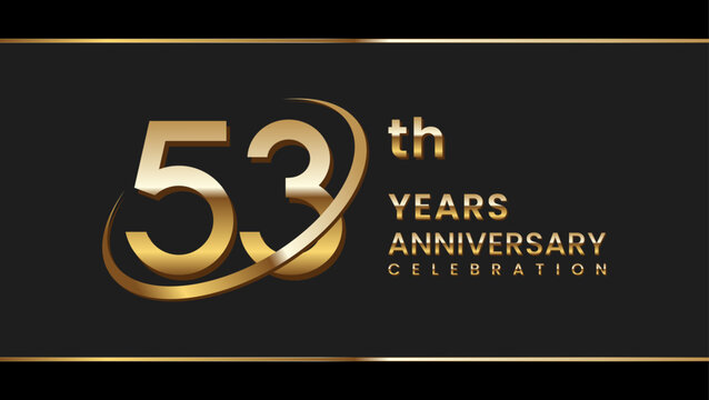 53th anniversary logo
