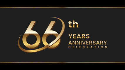 66th anniversary logo