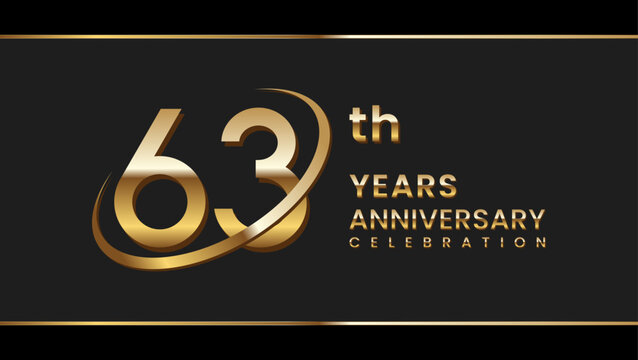 63th anniversary logo