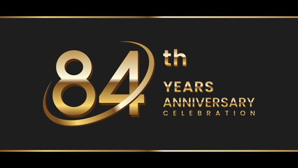 84th anniversary logo