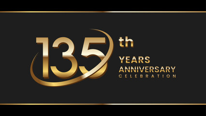 135th anniversary logo