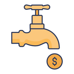 coin, faucet, bitcoin, currency, dollar tap, dollar, financial, tap