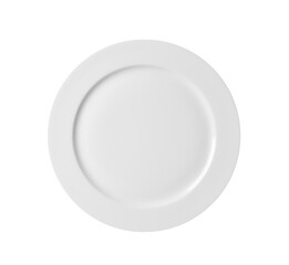 white plate on transparent png