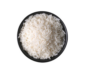 rice in a bowl on transparent png
