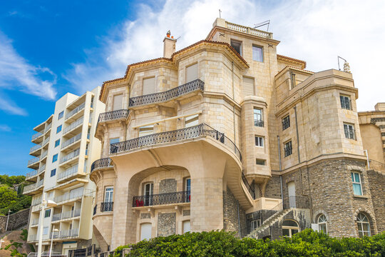 Villa Begonia, formerly Villa Roussel, a luxury mansion on Miramar beach in Biarritz