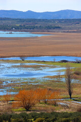 Beautiful landscape of Lake Vrana, Croatia.